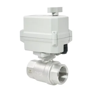 2 way 1” DN25 Stainless Steel304 Electric control Motorized Ball Valve with bigger manual override fast assemble