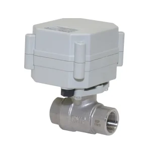2 way 3 8” DN10 Stainless Steel 316 Electric Power Motorized Ball Valve