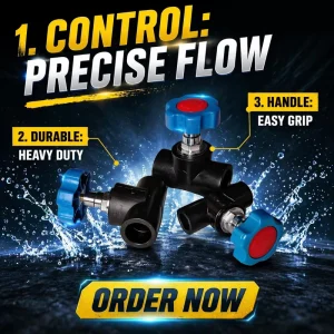 20-110MM Socket Fusion Circlip Brass Stop Valve
