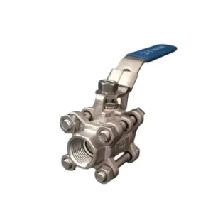 2000 WOG Stainless Steel 304/316 3 PCS Ball Valve with Manual Operator