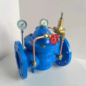 200X PRV Valve Pilot Operated Automatic Control PN10 PN16 Water Pressure Reducing with Flange Connection 1 Year Warranty