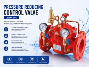 200X Pilot Pressure Reducing Valve for Fire Fighting Equipment and Water Supply System 2in-12in Port Size