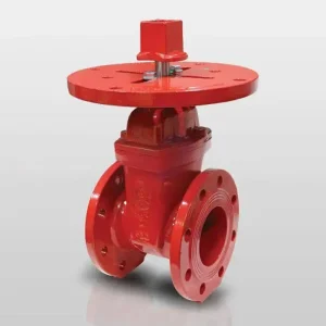 200psi ULFM Ductile Iron Concealed Stem Flanged Disc Gate Valve for Fire Fighting