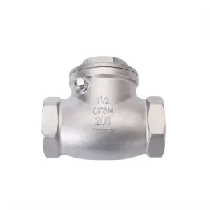 201304 Anti liquid Backflow Swing Check Valve Stainless Steel Threaded Check Valve