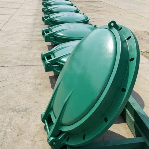 2026New Anti corrosion Leakproof FRP Fiberglass Flap Gate Automatic Anti backflow Check Valve for Wastewater