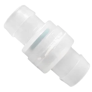20mm PP Plastic Backflow Preventer One-Way Check Valve Anti-Corrosion for Chemical Piping Systems