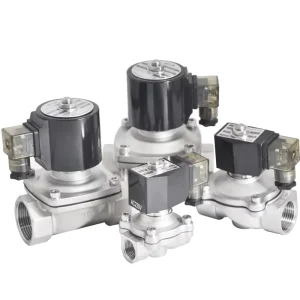 220VAC 110VAC DN32 DN40 Brass Stainless Steel 304 Direct Acting Normally Closed Vacuum Solenoid Valve Negative Pressure 1bar