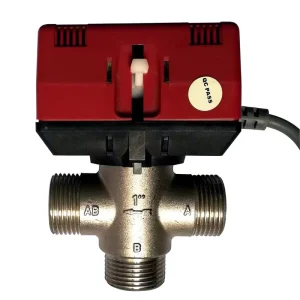 220VAC 3 way DN25 1″ Central Air Conditioning Fan Coil Electric Motorized Shutoff Valve