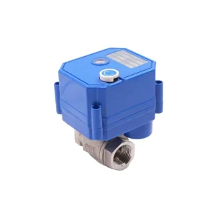 24V DC Electric Actuator 3-Way Ball Valve Motorized Electric Valve