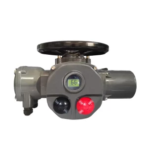 24V DC Motorized Valve Actuator Modulating 100Nm 4-20mA DC Multi-Turn Electric Actuator with Switch Indicator