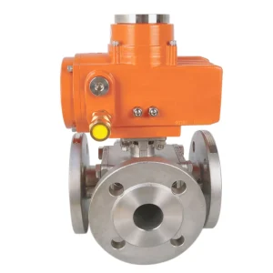 24VDC 3-Way Electric Ball Valve Actuator for Water DN80 Normal Temperature
