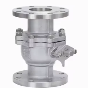 2PC 2-Way Stainless Steel Flange Ball Valves 16 Bar Manual Operation for Water Heating, Pneumatic, and Industrial Chemicals