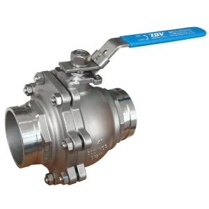 2PC Industrial Stainless Steel SS316 2205 2507 Hastelloy C276 Titanium Floating Grooved End Ball Valve 600WOG 1000PSI