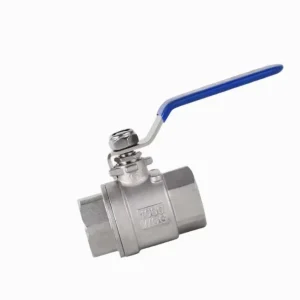 2PC Stainless Steel Internal Thread Ball Valve Q11F-100WOG Heavy Duty Thickened Body DN25 CF8 304