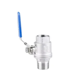 2PC Water Valve Stainless Steel Male and Female Float Ball Valve Used for Industrial
