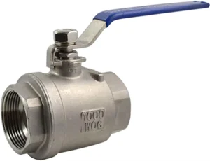2Pcs Manual 316 Stainless Steel 1.5″ Full Port Female X Female Ball Valve ISO9001 CE Certified 1000 WOG Pressure OEM for Water