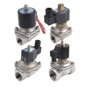 2S Stainless Steel Normally Closed Solenoid Valve for Air Gas Water and Oil