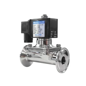 2W 10A Sanitary Food Grade Diaphragm Solenoid Valve (Normal Temperature & Pressure)