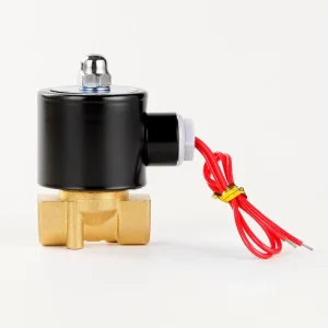 2W Normally Closed 2-Way 12V 24V Stainless Steel Brass Water Air Solenoid Valve