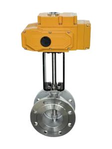 2in 20in Electric Stainless Steel High temperature Flange Butterfly Valve