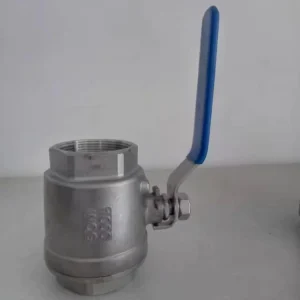 2pc Ball Valve Ss304 Carbon Steel Cast Iron Material Handle Full Bore