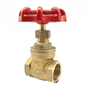 3/4″ 3″ 4″ NPT Brass Gate Valve Heavy Duty Female Manual Rotary Sluice Wheel Handle Water Industrial HVAC