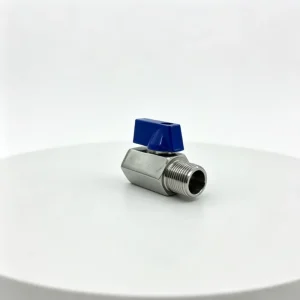 3/4 Inch DN20 M-F NPT BSP Threaded 304 316 Stainless Steel Mini Ball Valve 1000WOG High Pressure Shut Off Valve
