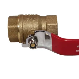 3/4Inch 2PC Brass Ball Valve PTFE Sealing NPT Connection Manual Water OEM