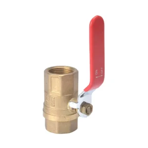 3/4Inch 2PC Brass Ball Valve PTFE Sealing NPT Connection Manual Water OEM