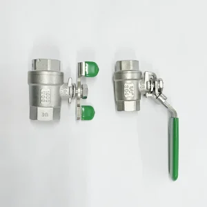 3/4in Industrial Stainless Steel 304 316 Two-Way 2PC Floating Female Threaded Ends Full Bore Ball Valve