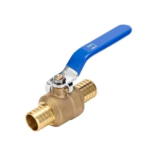 3/8″-1″ Pex Fitting Brass Ball Valve Forged Two Piece Body Pex F1807 Brass Ball Valve