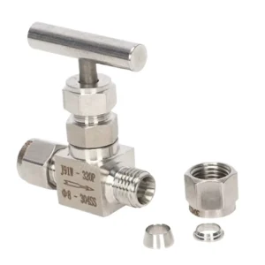 3 8″ 316 Stainless Steel Compression Needle Valve High Pressure 6000 PSI Tubing Valve
