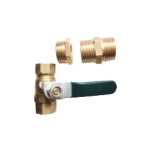 3/8″ Copper Ball Valve Air Compressor Shutoff Kit 1/4F-F 3/8F-F 1/4M-F 3/8M-F Metal Parts