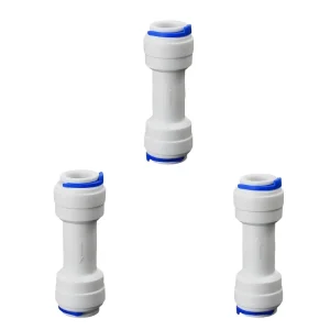 3/8″ PE OD Push-In Check Valve Plastic Push-In One Way Valve Quick-Connect Fitting for RO Water Filter & Water Filtration System