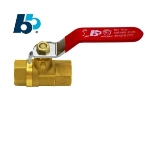 3 8in Brass Ball Valve Stainless Steel Handle Ball Valve Half Inch With UL CERTIFICATE for Us Market