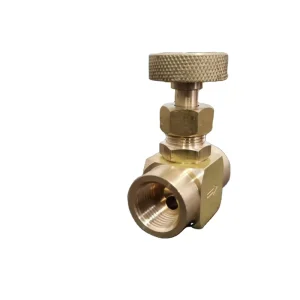 3 8inch 1500psi NPT Brass Instrument High Pressure Needle Valve