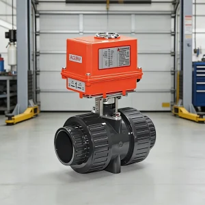 3 Electric Actuator Plastic Ball Valve Intelligent Industrial Automatic Control for Pipeline Fluid Management