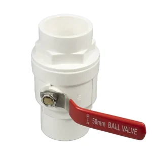 3 Inch 4 Inch Two Pieces PVC Plastic Ball Valve Stainless Steel Handle