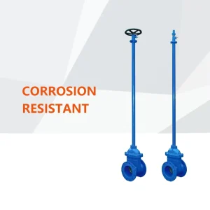 3 Inch Ductile Cast Iron GGG50 Resilient Seated Flange Extension Spindle Gate Valve