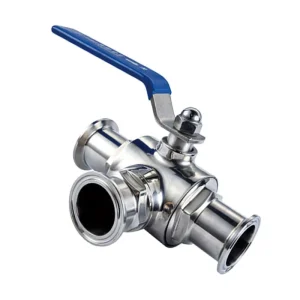 3 Way 1 2/3 Inch Stainless Steel Manual Water Ball Valve OEM