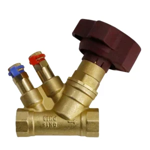 3-Way 1.6 MPa Brass Circuit Static Water Pressure Control Valve Automatic HVAC Balancing Valve