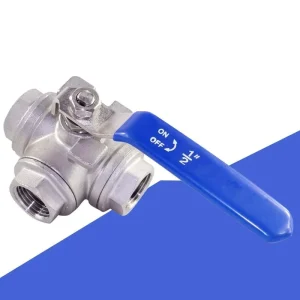 3 Way SS304 316 Stainless Steel Electric Corrosion Resistant Female Thread 1/2 Inch Ball Valve for Water OEM