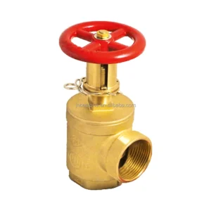 300 PSI Brass Fire Angle Hose Valve Pressure Reducing Device for Water Adjustable Residual Pressure Restriction