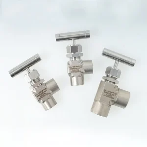 3000-6000 psi Stainless Steel Angle Needle Valve, Female NPT Thread, for Instrumentation