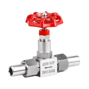 304 201 316 Stainless Steel J21W J23W 160P 64P High Pressure Welding Needle Valve Stop Valve