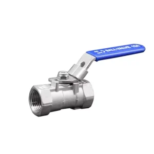 304 316 1 PC Stainless Steel Manual Ball Valve 316 1000 Wog High Pressure 1 Pc Lock Ball Valve