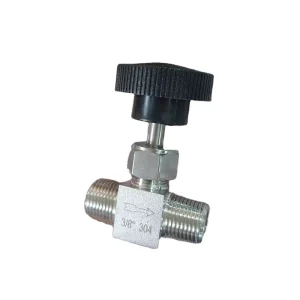 304/316 High-Temperature Stainless Steel Manual Needle Valve 1/2 Inch BSPP Threaded for Industrial Applications