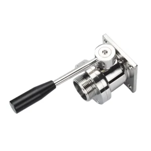 304 316 Sanitary Stainless Steel Flange Thread Wine Beverage Ball Valve