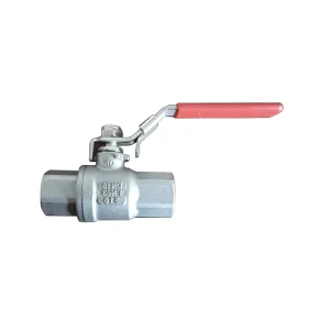 304/316 Stainless Steel 2 Piece Female Thread Full Port Manual Ball Valve 1000WOG for Water Oil Gas Industrial Pipeline