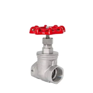 304 316 Stainless Steel Female Threaded Gate Valve 1/4″-2″ 200WOG Manual Water Shutoff Valve
